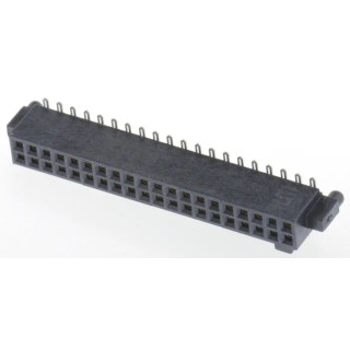 Samtec PCB Socket Board-to-Board Straight Surface 40 Contacts 2 Row 1.27 mm Pitch 12A 350V SFM-120-02-S-D-A