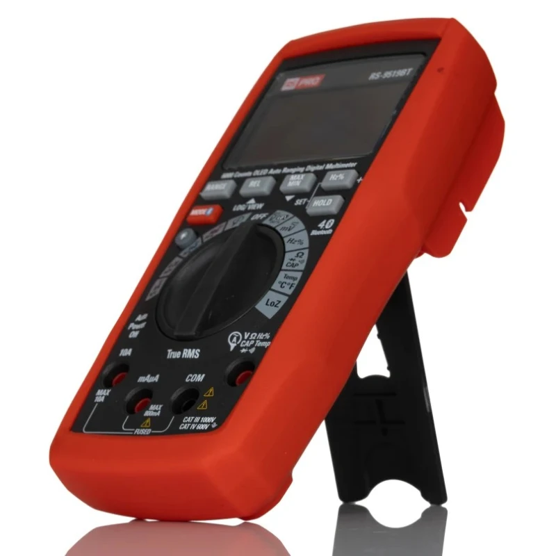 RS PRO Handheld Digital OLED Multimeter 1kV AC/DC Voltage 10MHz Frequency Measurement RS-9519BT
