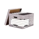 Fellowes Grey Heavy-Duty Archive Box 6 Compartments H287 mm x W380 mm x D430 mm W380mm