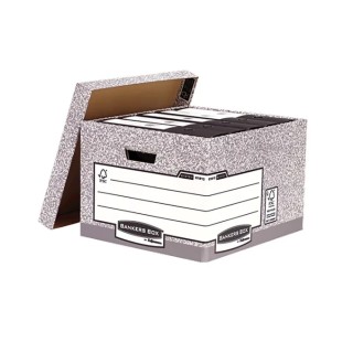 Fellowes Grey Heavy-Duty Archive Box 6 Compartments H287 mm x W380 mm x D430 mm W380mm