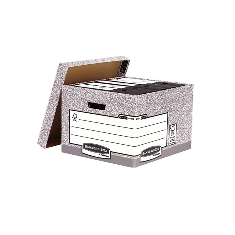 Fellowes Grey Heavy-Duty Archive Box 6 Compartments H287 mm x W380 mm x D430 mm W380mm