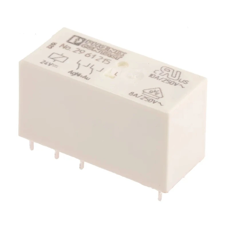 Phoenix Contact PCB Power Relay 24V DC Coil 10A Double Pole Double Throw DPDT REL-MR-24DC/21-21AU 2961215