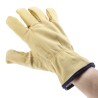 Polyco Healthline Yellow Leather Work Gloves Size 9 Uncoated Coating DR100/09