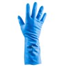 Polyco Healthline Blue Nitrile Work Gloves Size 8 Chemical Resistant Coated 24 Gloves Pack 945