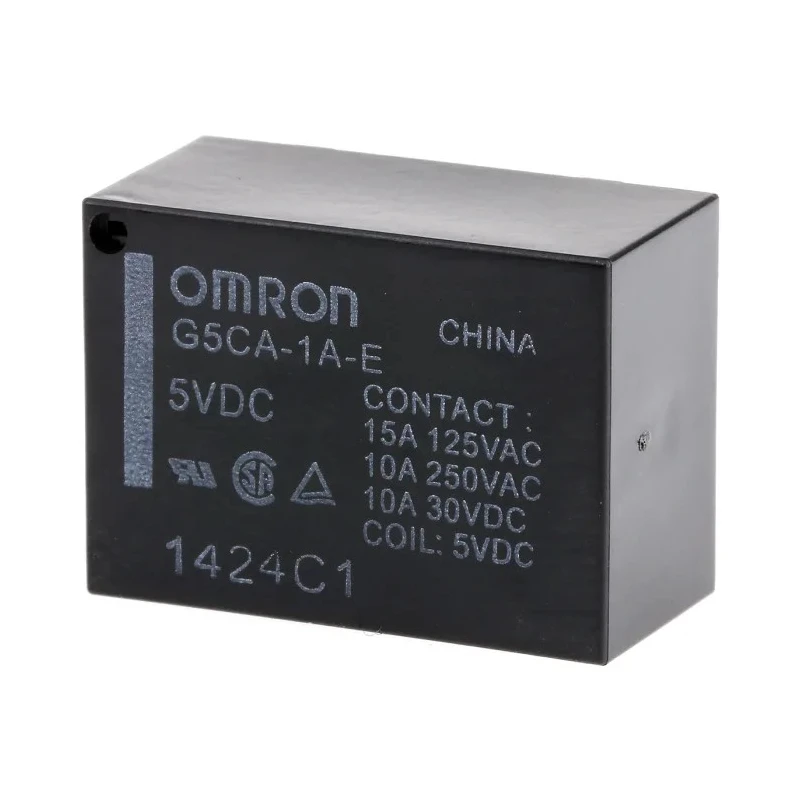 Omron PCB Power Relay 5V DC Coil 15A Switching Current SPST G5CA-1A-E DC5