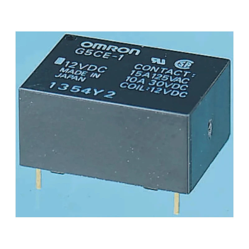 Omron PCB Power Relay 12V DC Coil 15A Switching Current SPST G5CA-1A-E DC12