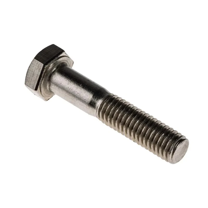 RS PRO Plain Stainless Steel Hex Bolt M8 x 40 mm 304 Grade DIN 931 508-0916