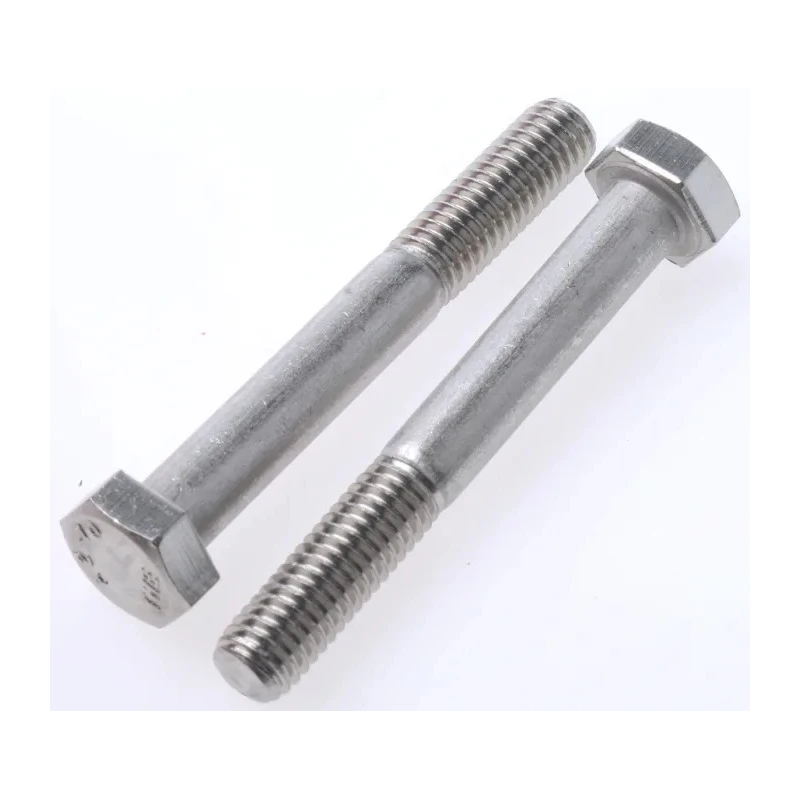 RS PRO Stainless Steel Hex Bolt M8 x 60 mm Plain Finish Grade 304 DIN 931 508-0944