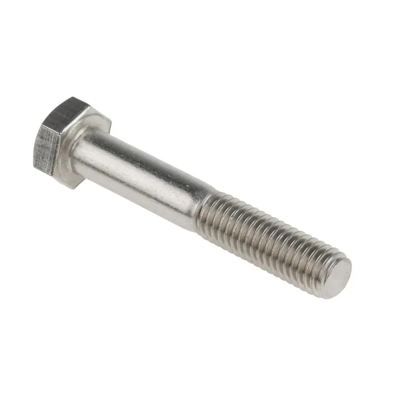 RS PRO Plain Stainless Steel Hex Bolt M8 x 50 mm Grade 304, Plain Finish, DIN 931 508-0922