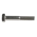 RS PRO Plain Stainless Steel Hex Bolt M8 x 50 mm Grade 304, Plain Finish, DIN 931 508-0922