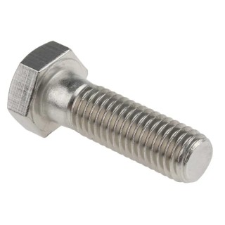 RS PRO Plain Stainless Steel Hex Bolt M12 x 40 mm 304 Grade DIN 931 508-1082