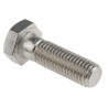 RS PRO Plain Stainless Steel Hex Bolt M12 x 40 mm 304 Grade DIN 931 508-1082