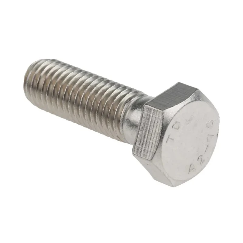 RS PRO Plain Stainless Steel Hex Bolt M12 x 40 mm 304 Grade DIN 931 508-1082