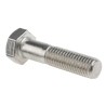RS PRO Stainless Steel Hex Bolt M12 x 50 mm, Plain Finish, Grade 304, DIN 931 508-1098