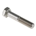 RS PRO Plain Stainless Steel Hex Bolt M12 x 60 mm Grade 304 DIN 931 508-1105