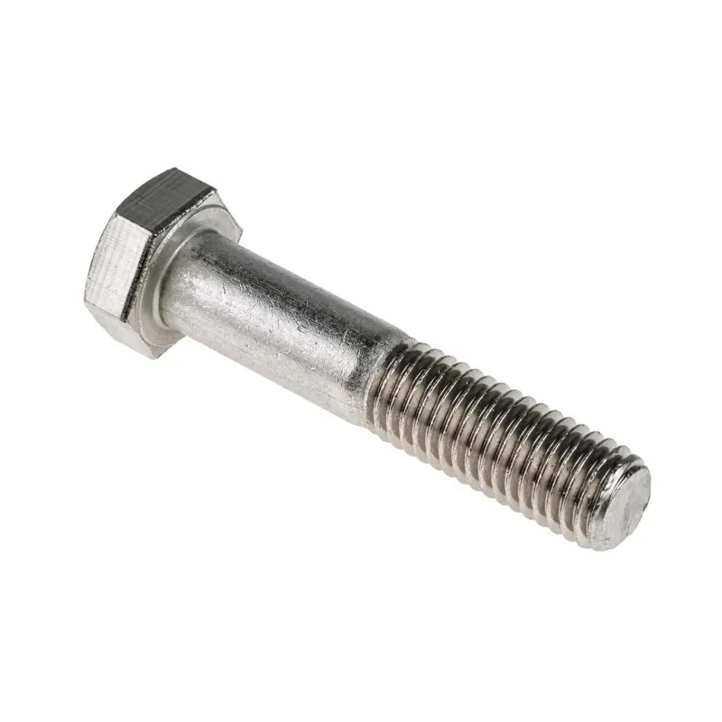 RS PRO Plain Stainless Steel Hex Bolt M12 x 60 mm Grade 304 DIN 931 508-1105