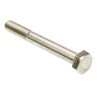RS PRO Plain Stainless Steel Hex Bolt M12 x 100 mm Type 304, DIN 931 508-1155