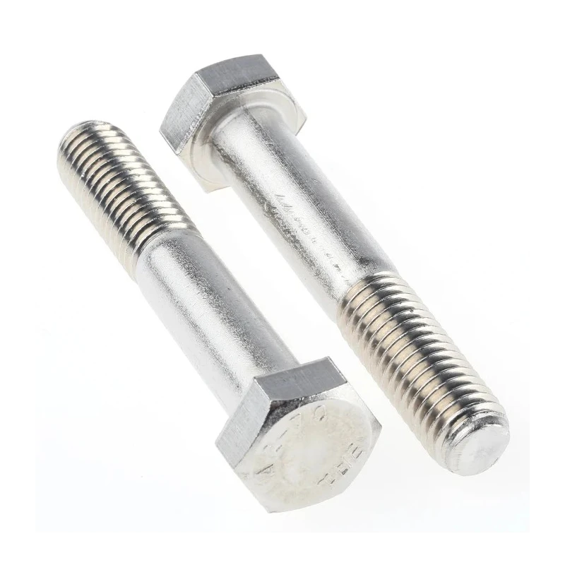 RS PRO Plain Stainless Steel Hex Bolt M12 x 70 mm, Grade 304, DIN 931, Plain Finish 508-1127