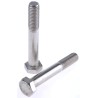 RS PRO Plain Stainless Steel Hex Bolt M12 x 80 mm, Grade 304, DIN 931 Standard 508-1133