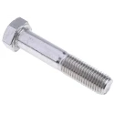 RS PRO Plain Stainless Steel Hex Bolt M20 x 100 mm 304 Grade DIN 931 508-1307