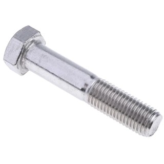 RS PRO Plain Stainless Steel Hex Bolt M20 x 100 mm 304 Grade DIN 931 508-1307