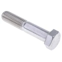 RS PRO Plain Stainless Steel Hex Bolt M20 x 100 mm 304 Grade DIN 931 508-1307