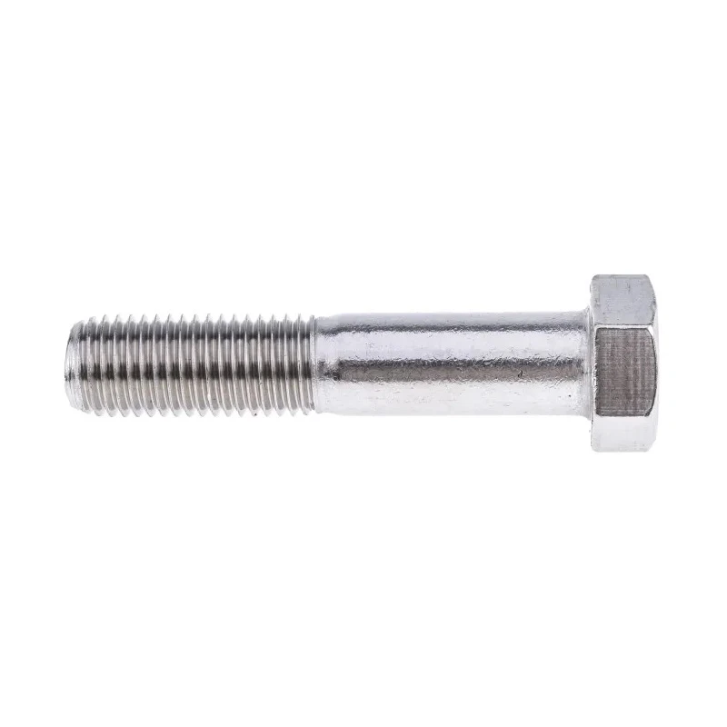 RS PRO Plain Stainless Steel Hex Bolt M20 x 100 mm 304 Grade DIN 931 508-1307