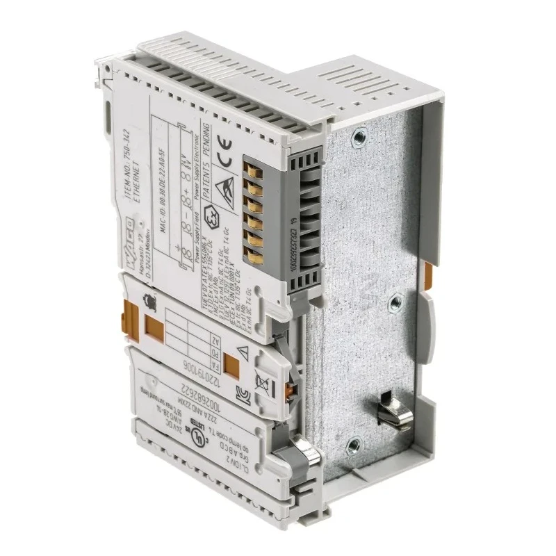 WAGO Data Acquisition Coupler Modbus Ethernet DIN Rail Mounting 100x50.5x71.1mm Germany 750342