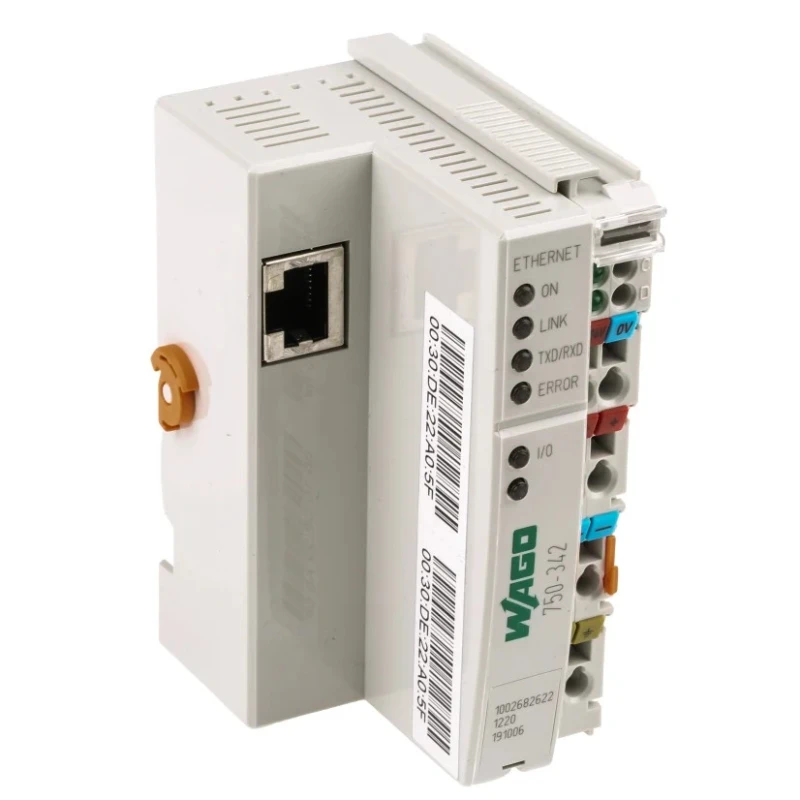 WAGO Data Acquisition Coupler Modbus Ethernet DIN Rail Mounting 100x50.5x71.1mm Germany 750342