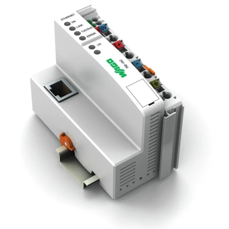 WAGO Data Acquisition Coupler Modbus Ethernet DIN Rail Mounting 100x50.5x71.1mm Germany 750342