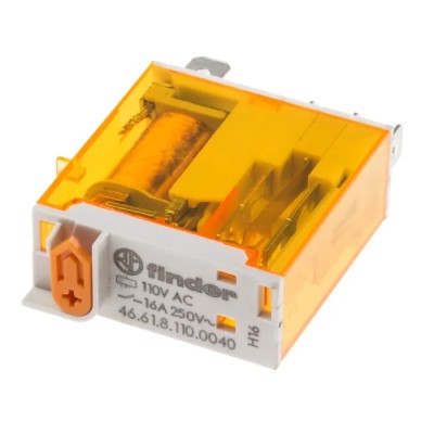 Finder Power Relay 110V AC Coil 25A Switching Current SPDT Model 46.61.8.110.0040