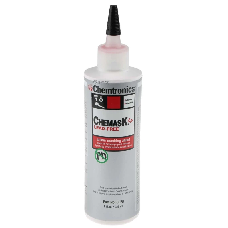 Chemtronics Lead Free Peelable Solder Mask 250 ml Bottle CLF8E