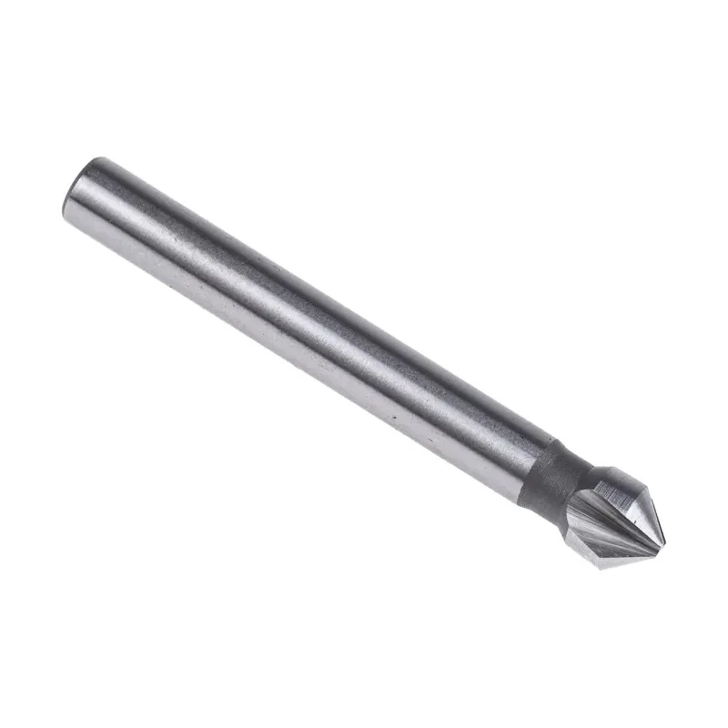 EXACT High Speed Steel Drill Bit, 6.3 mm Head Diameter, 3 Flutes, 90 Degree Countersink Angle, 45 mm Length, DIN 335 05506