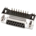 Wurth Elektronik WR 618 9 Way Angled 2.77 mm Pitch PCB D-Sub Connector, Female, 3A, 125V, Polybutylene 618009211821