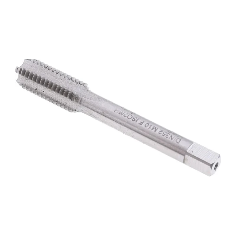 EVENTUS Threading Tap Set, M10 Thread, Metric Standard, High Speed Steel, Hand Tap, 3 Pieces 10023