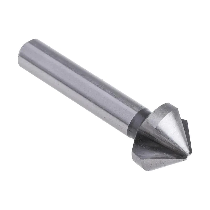 EXACT HSS Countersink Drill Bit 20.5mm Head Diameter, 63mm Length, 3 Flutes, 90° Angle, Shank Diameter 10mm, Model 05520