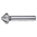 EXACT HSS Countersink Drill Bit 20.5mm Head Diameter, 63mm Length, 3 Flutes, 90° Angle, Shank Diameter 10mm, Model 05520