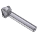 EXACT HSS Countersink Drill Bit 20.5mm Head Diameter, 63mm Length, 3 Flutes, 90° Angle, Shank Diameter 10mm, Model 05520