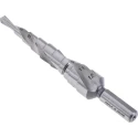EXACT Aluminium Step Drill Bit with Spiral Flute for Sheet Metal Pipe Profile Drilling 07001