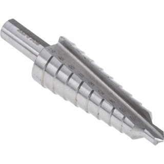 EXACT HSS Step Drill Bit 4 to 12 mm Diameter, Steigend/Steps Shank, 80 mm Length, 5 Pieces 05322