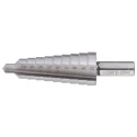 EXACT HSS Step Drill Bit 4 to 12 mm Diameter, Steigend/Steps Shank, 80 mm Length, 5 Pieces 05322