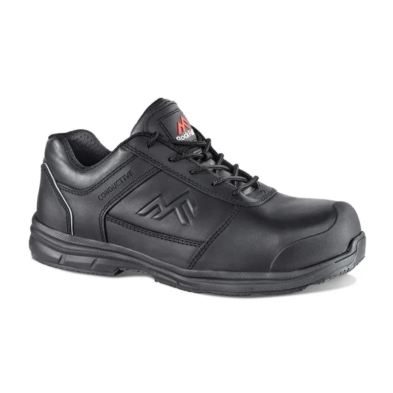 Rockfall Zinc Unisex Black Non-Metallic Safety Shoes UK Size 8 EU 42 RF002/008