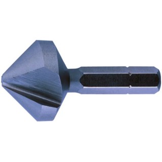 EXACT High Speed Steel Drill Bit 12.4 mm Head Diameter, 3 Flutes, 90° Countersink Angle, 35 mm Length 05644
