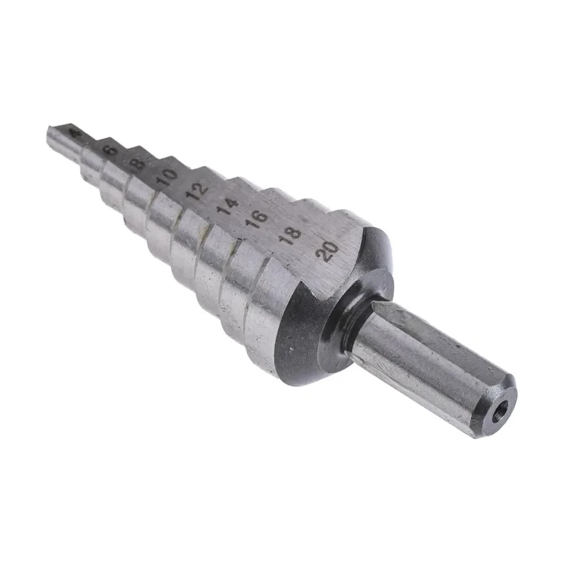 EXACT High Speed Steel Drill Bit Set 4-20 mm Diameter, Triangular Shank, 98 mm Length, 3 Pieces 05328