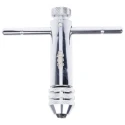 EXACT Short Ratchet Tap Wrench Steel Adjustable M3 to M12 Thread Size M5 to M12 Plated Finish 05042