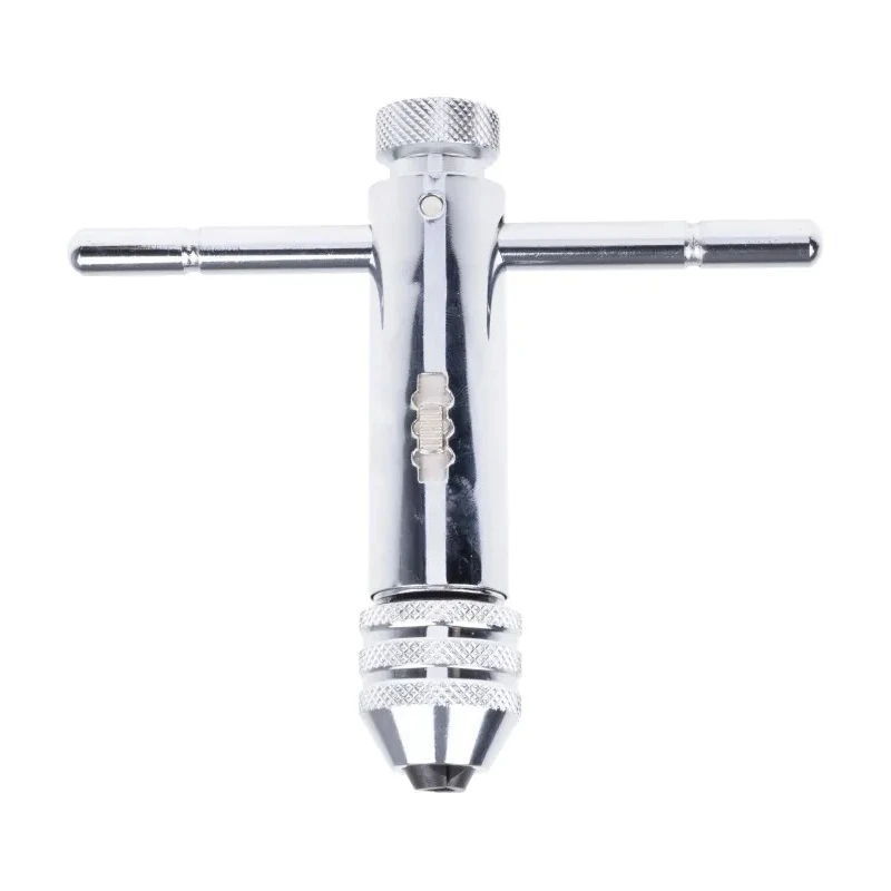 EXACT Short Ratchet Tap Wrench Steel Adjustable M3 to M12 Thread Size M5 to M12 Plated Finish 05042
