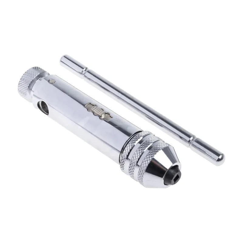 EXACT Short Ratchet Tap Wrench Steel Adjustable M3 to M12 Thread Size M5 to M12 Plated Finish 05042