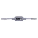 EXACT Adjustable Zinc Cast Plated Tap Wrench with Ratcheting Handle, Thread Size M3 to M12, Model 04973