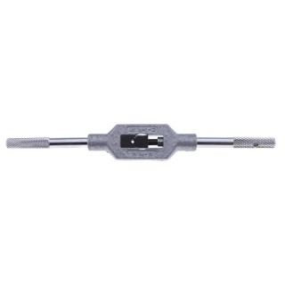 EXACT Adjustable Zinc Cast Plated Tap Wrench with Ratcheting Handle, Thread Size M3 to M12, Model 04973