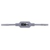 EXACT Adjustable Zinc Cast Plated Tap Wrench with Ratcheting Handle, Thread Size M3 to M12, Model 04973